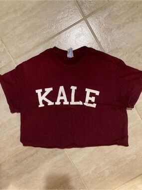 KALE Gildan Maroon Crewneck T-Shirt